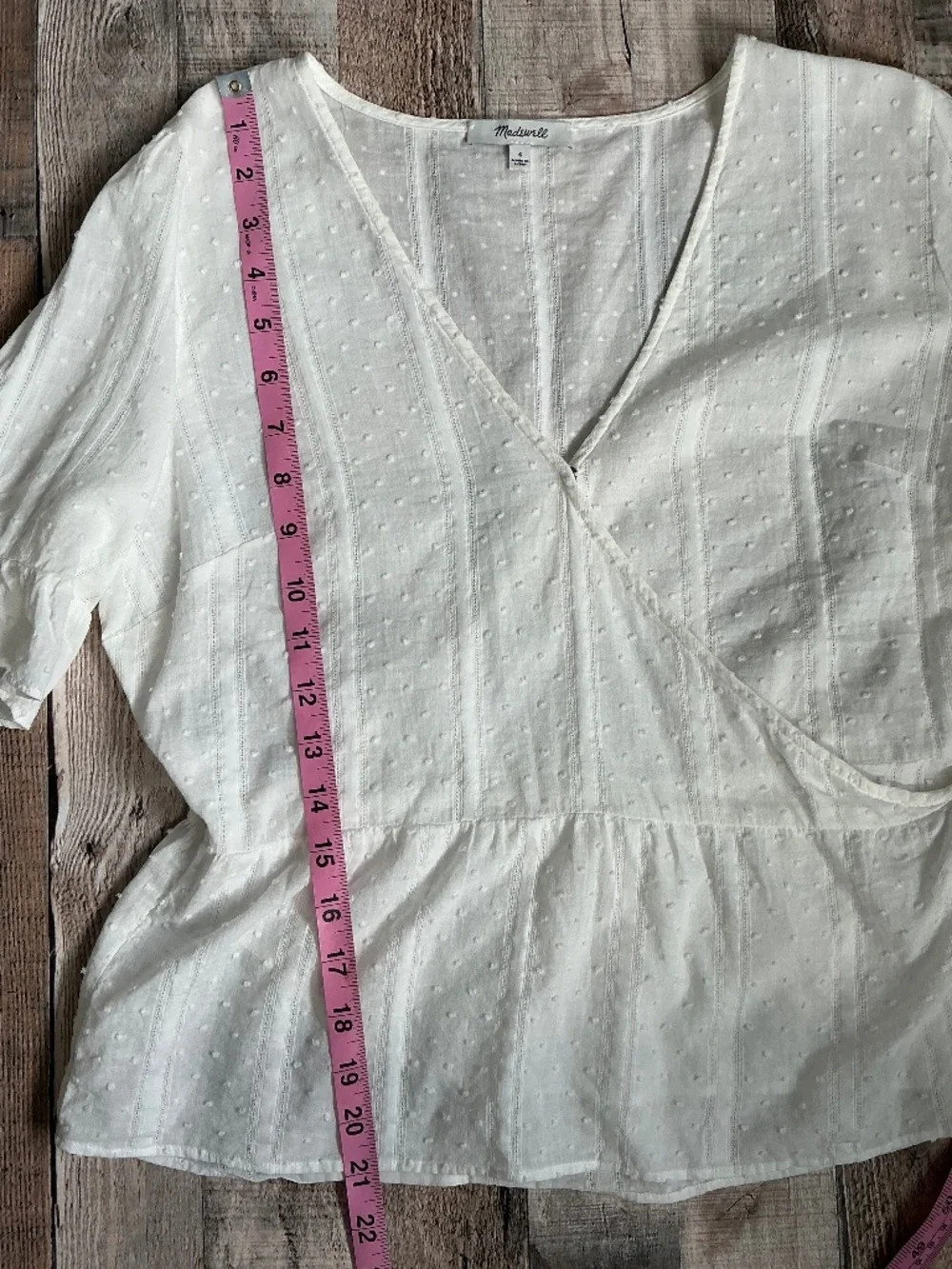 Madewell white cotton